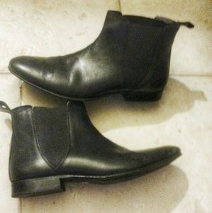 Topman Male Black boot